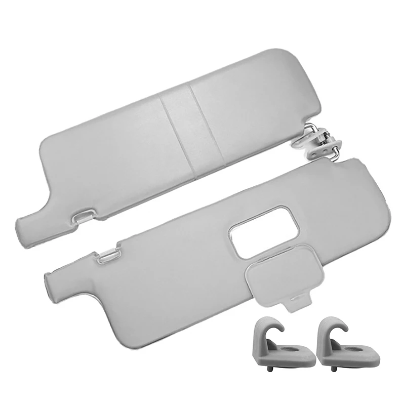 

Front L+R Interior Sunvisor Sun Visor with Hook Clip for Mitsubishi Pajero Montero Shogun MKII V31 V32 V33 -X39A