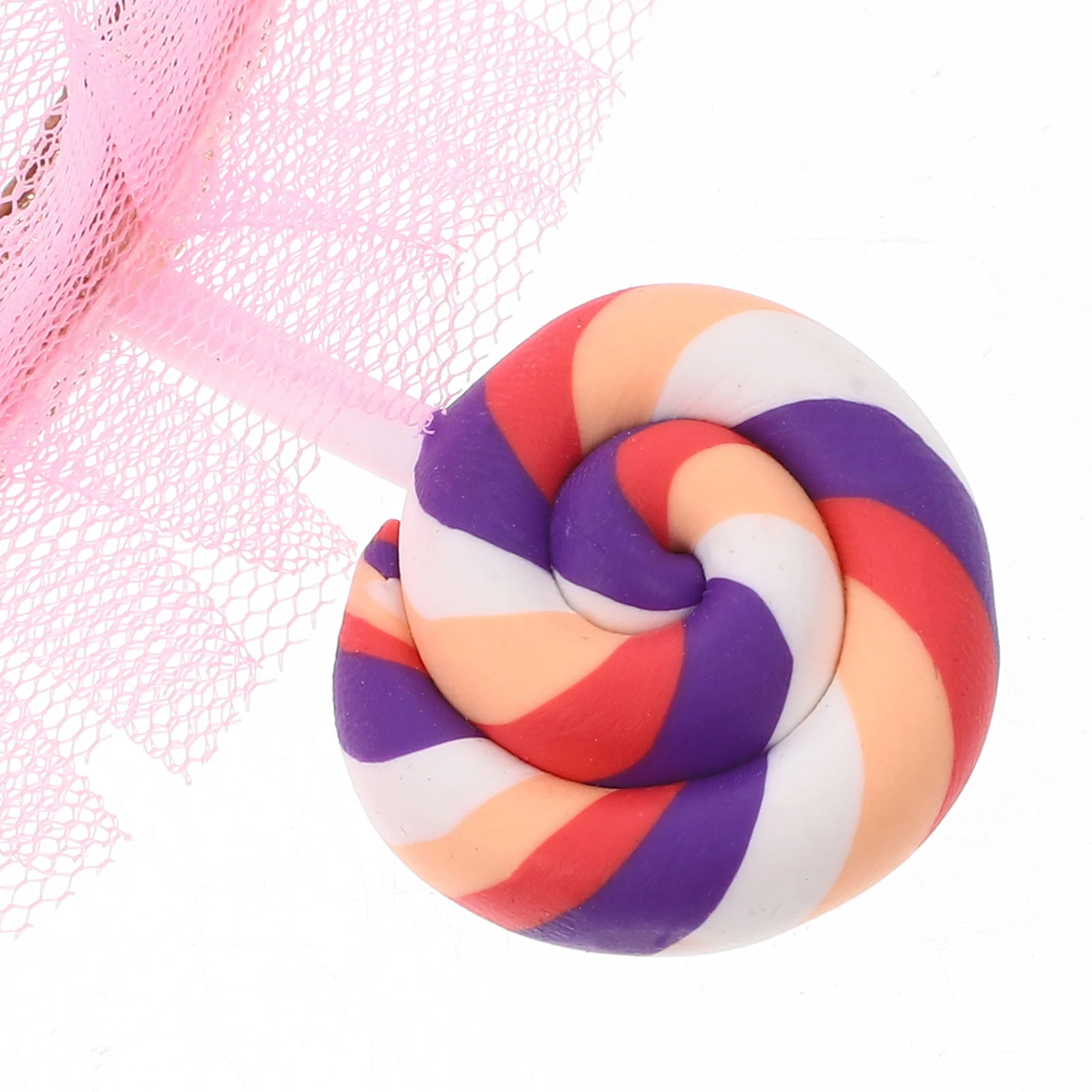 핑크 키즈 롤리팝 머리띠 귀여운 만화 헤어밴드 생일 파티 휴일 축하 캔디랜드 드레스업 액세서리