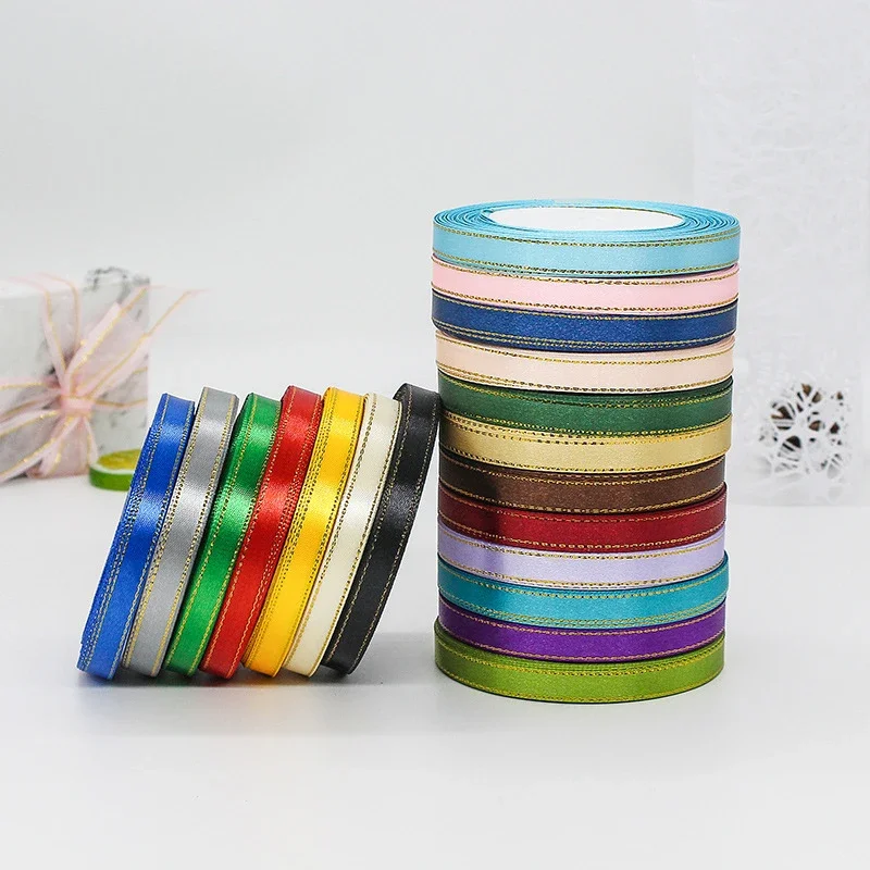 6mm Ribbon for Bows Ribbon Satin Ribbon Wholesale Roll Satin Gift Wedding Satin DIY Fabric Ribbons for Crafts Decorative DD006