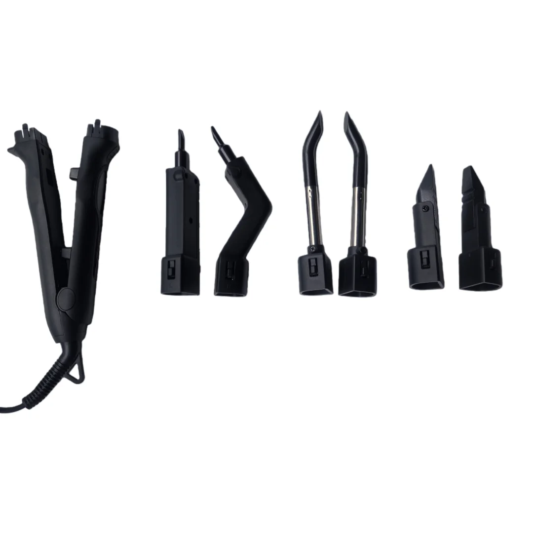 

Latest Multifunctional 866A Mini Hair Connector Set High-Temperature Seamless Three Connector for Hairdressing