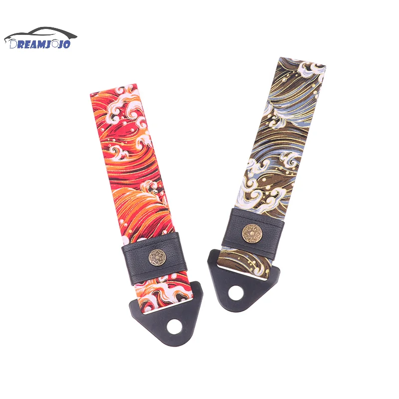 Tow Strap Car Modification Sports Koi Red For Ancient Japanese style Bumper Traction Rope Trailer Hook Fit for Decorative Belt