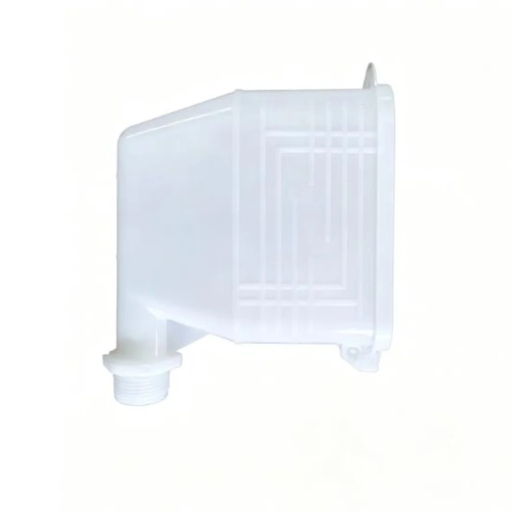 Multifunctional Water Funnel with Lid for Radiator Coolant Filling and Bottle Transfer 14.5x12.5x12cm White Plastic