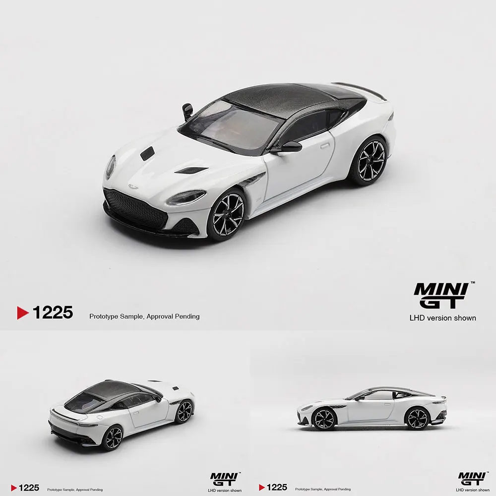 

Presale MINIGT 1/64 Aston Martin DBS Stratus White Diecast Model Car High Performance Model Gift for Boys Adults