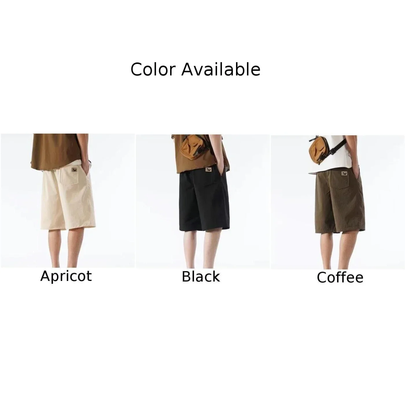 클럽웨어 홀리데이 복장 L M 남성용 스포츠 바지 단색 운동복 반바지 캐주얼 반바지 약간 신축성 있는 단색 패턴