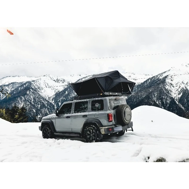 2026 EZNEST Lightweight Roof Tent Anti Condensation Breathable Aluminum Alloy Hard Shell Self Driving Tour 4x4 Roof Tent