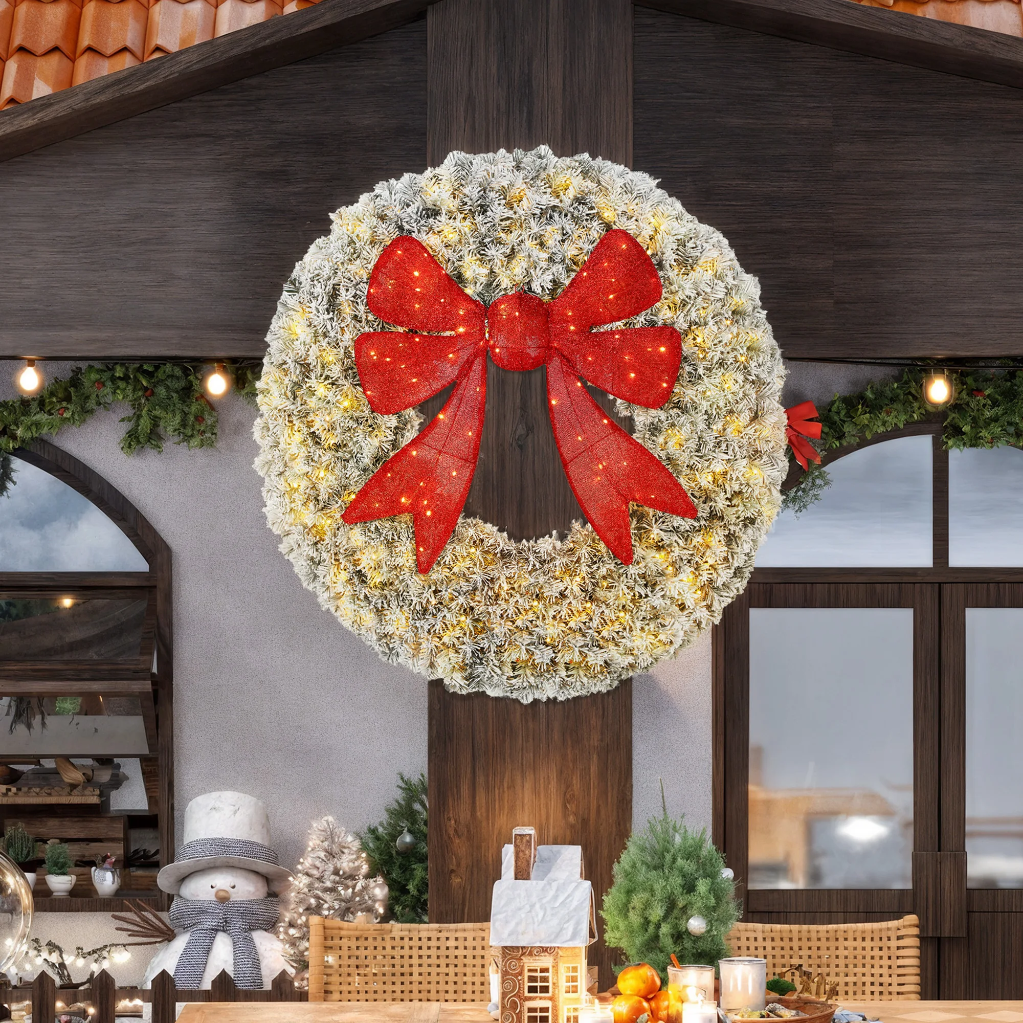HOMCOM, ghirlanda natalizia ar - Lightings Decoration recensione e prezzo