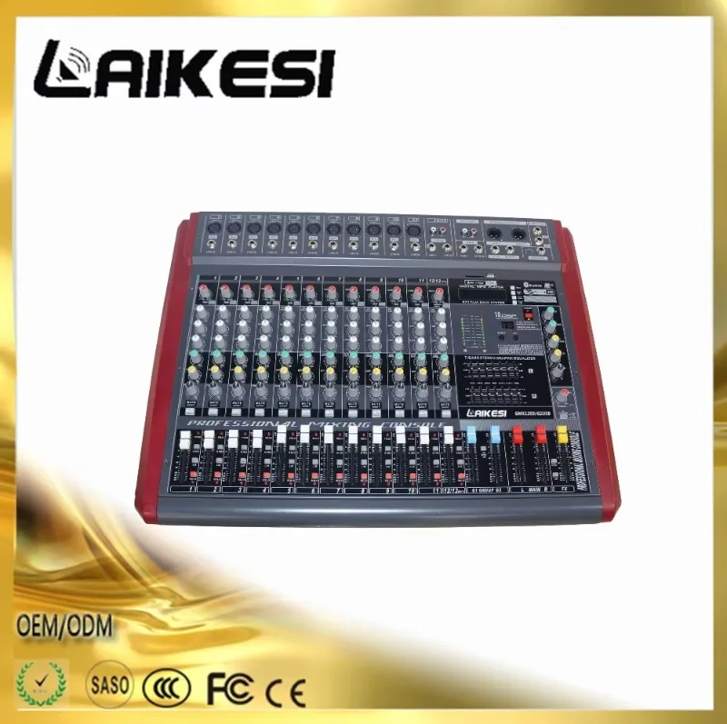 GMX1200D 12-channel professional audio mixing console