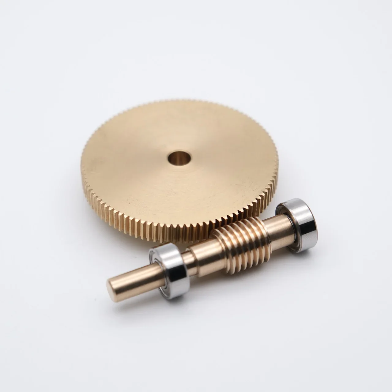 0.5M Precision Worm Gear Reducer 1:20/30/40/50/60/70/80/100 PTZ Reducer Turbine Cppper Bearing Parts