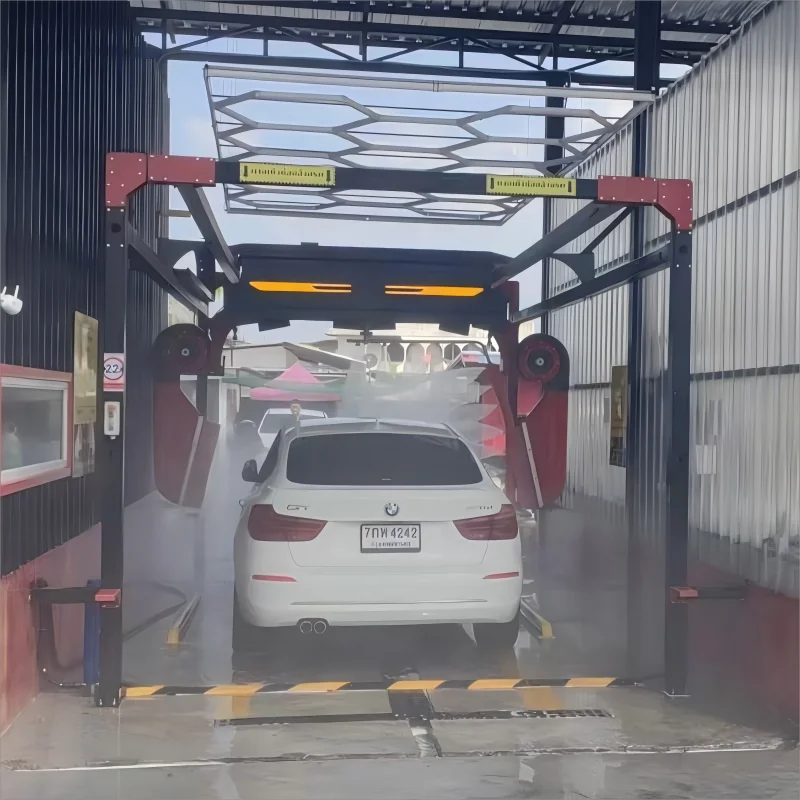 High-Pressure 360°Touchless Intelligent Automatic Car Wash Machine 4-Minute Cycle Suitable for 24H Gas Stations