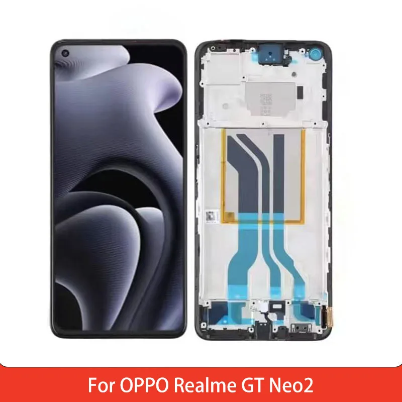 TFT LCD Screen For OPPO Realme GT Neo2 LCD Display with frame Touch Screen With Dgitizer Assembly Replacement Parts