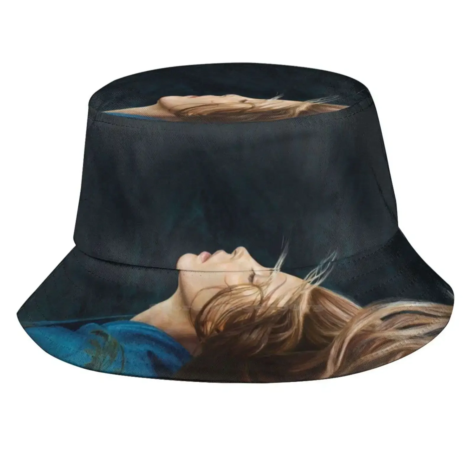 Ophelia Fishing Hunting Climbing Cap Fisherman Hats Realism Oilpainting