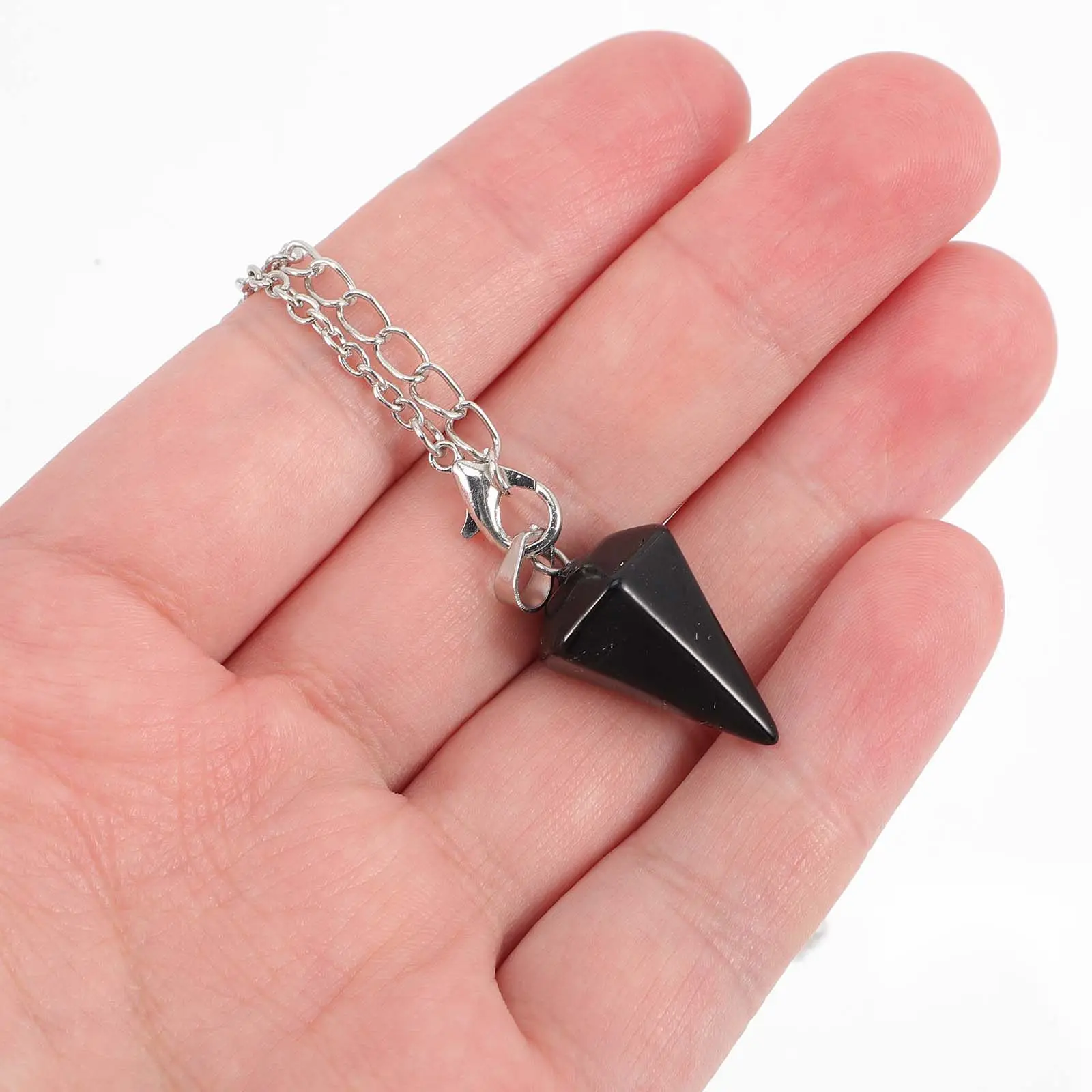 1Set Wood Divination Board Pendulum Altar Astrology Patterns Smooth Surface Metaphysical Spirit Board Necklace