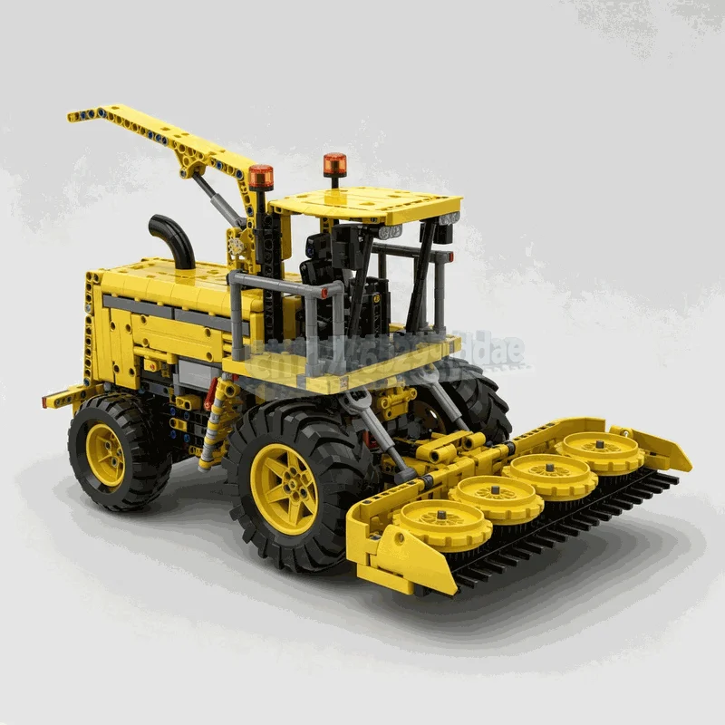 1670Pcs Farm Harvesting Machine MOC Agricultural Engineering Vehicle Full Mechanical Structure Building Blocks Decorative Gifts