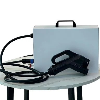 New Portable 7KW DC CCS High Efficiency Mobile Electric Vehicle Charging Station Plug-On Use