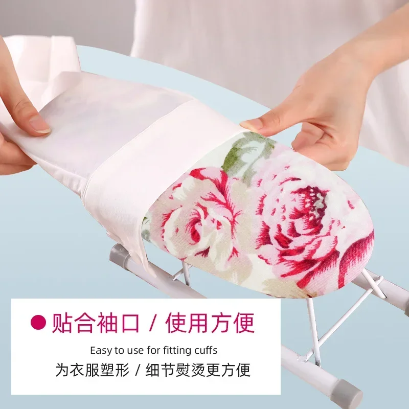 Mini Ironing Board Portable Sleeve Home Desktop Foldable Ironing Board Easy Storage Carrying Suitable Shirt Sleeve Ironing Mat