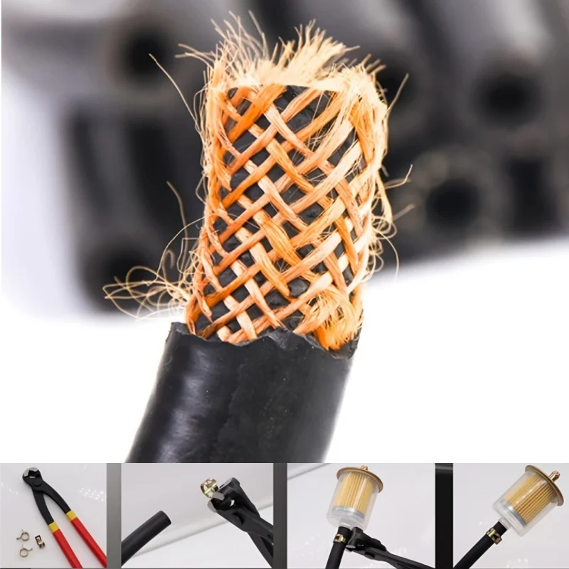 2M NBR Rubber Fuel Line Hose For Automotive Fuel Systems Engines Durable Pressure-Resistant Fuel Hose Automobiles Parts
