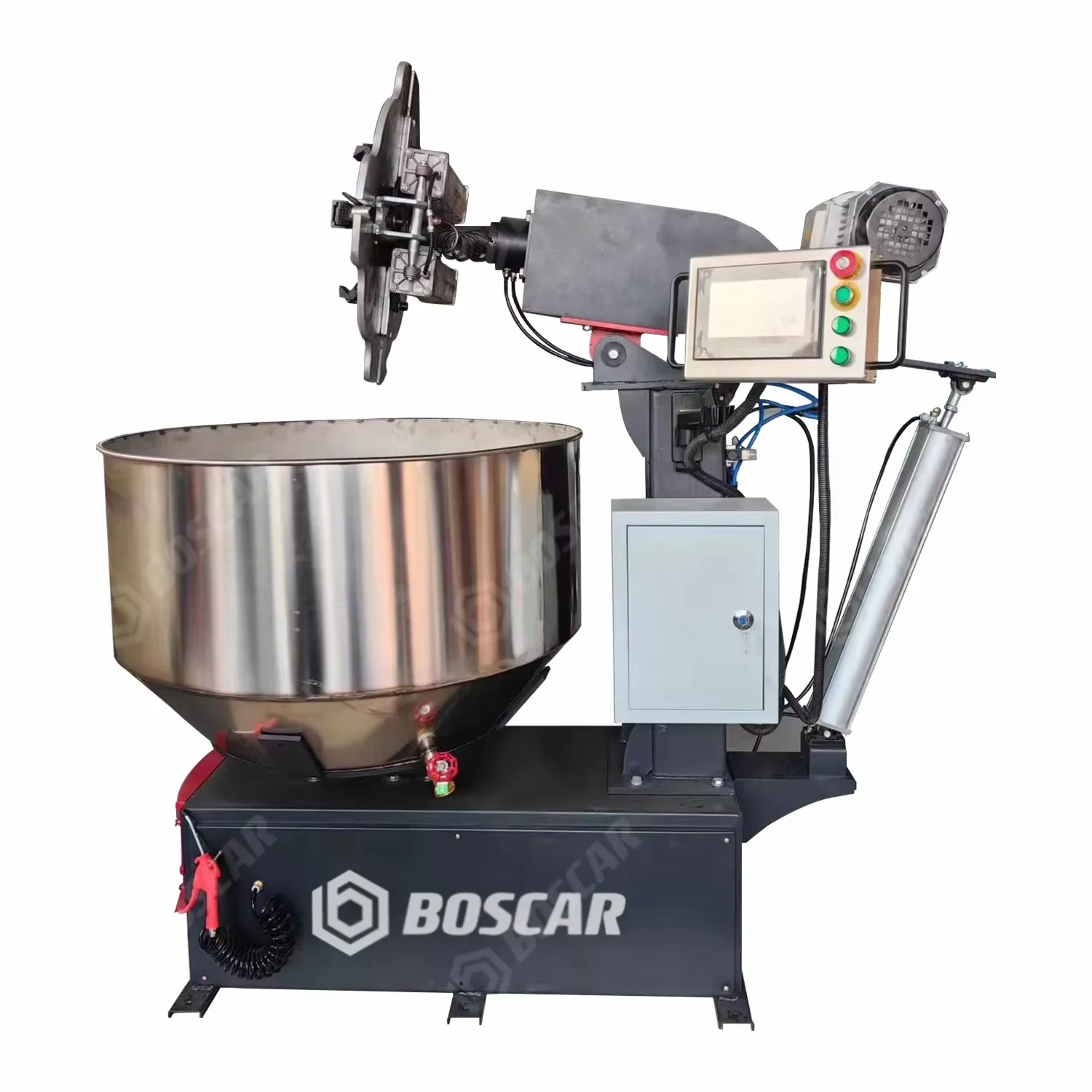 High Quality Fully Automatic Rims Polishing Machine 650mm Max Hub Diameter 1.7kW 380V 3Phase Motor 50-2000r/min Equipment