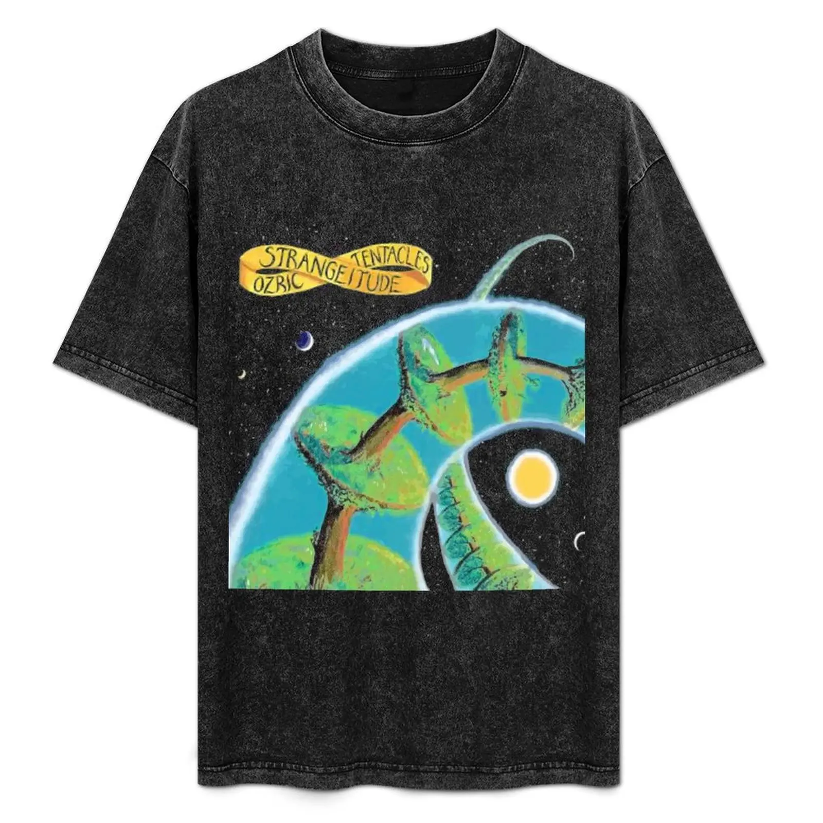 

Ozric Tentacles - Strangeitude T-Shirt anime clothes oversized t shirt plus size tops black t shirts for men