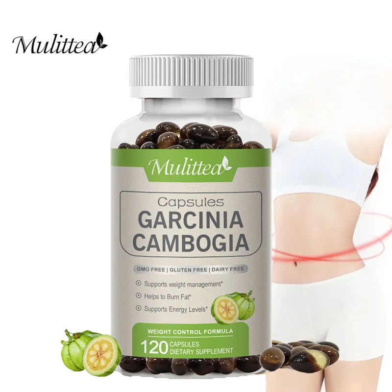 Mulittea Garcinia Cambogia Capsules for Break down glucose prevent fat synthesis and Improve liver detoxification