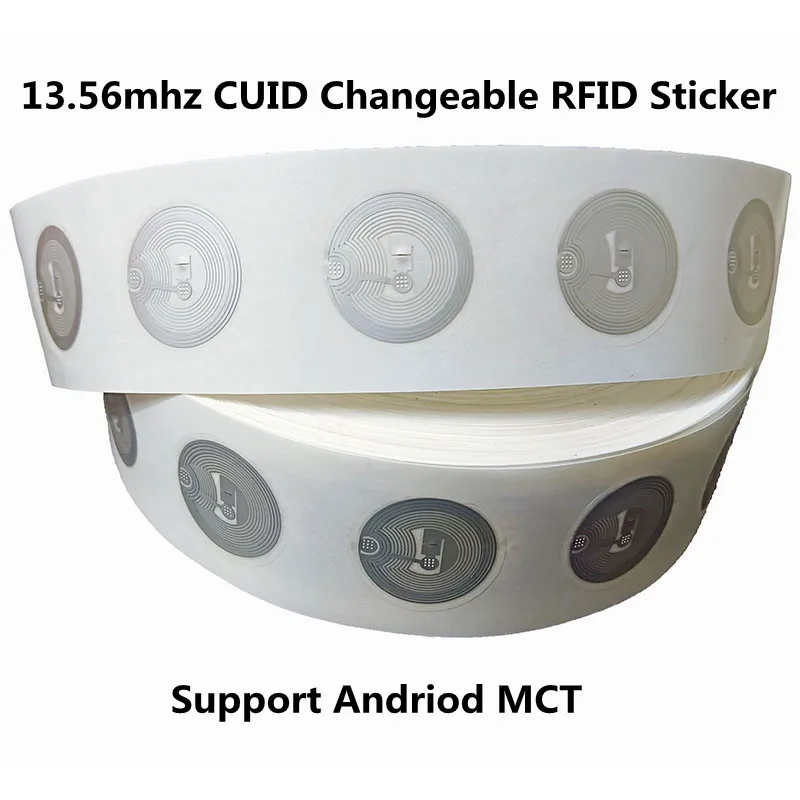 13.56MHz GEN2 CUID M1K S50 Tag Sticker Block 0 Writable UID Changeable Rewritable Stickers NFC Andriod MCT Copy Clone