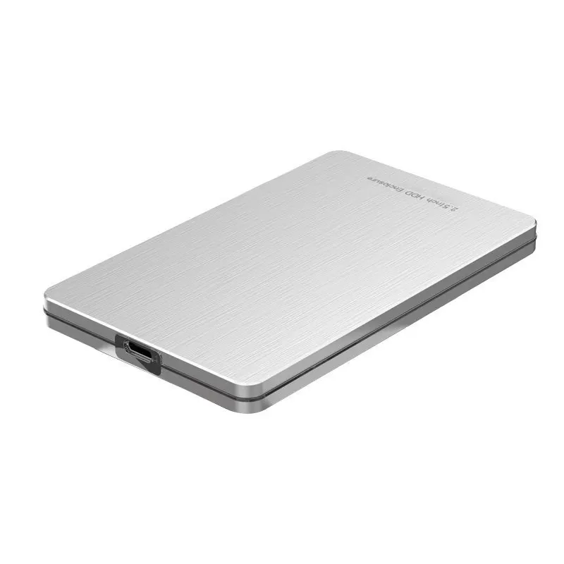 UTHAI U3S2522 Nuova scatola per disco rigido SATA mobile USB 3.1/3.0 ad alta velocità da 7 mm con scatola per disco rigido con guscio in lega di alluminio da 2,5 pollici