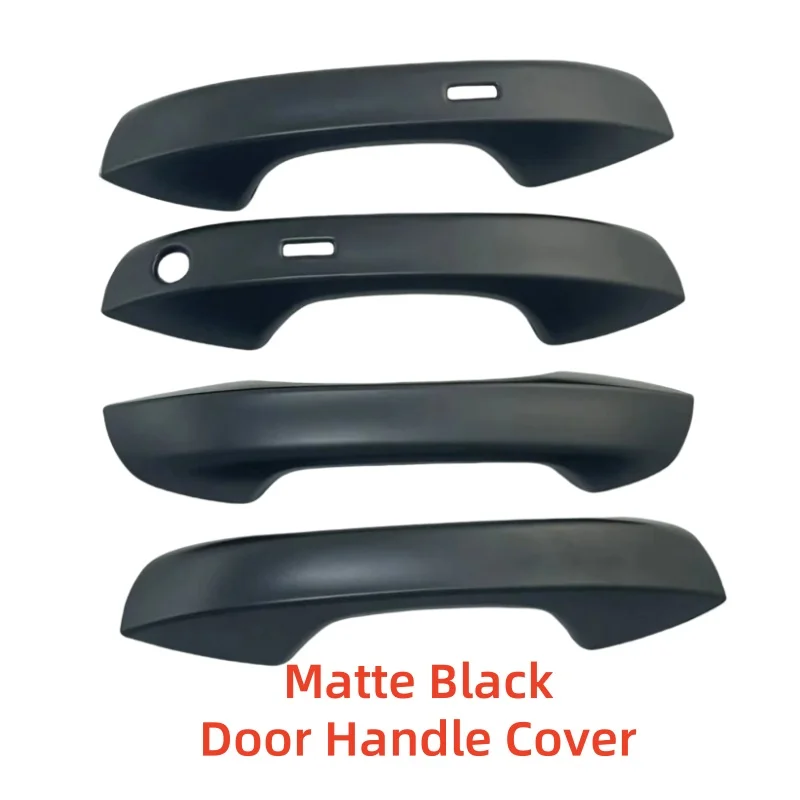 

YOYO Matte Black Retrofit Car Accessories Door Handle Cover Trim Paste Style For Volkswagen Golf 8 MK8 GTI 2021 2022 2023 2024