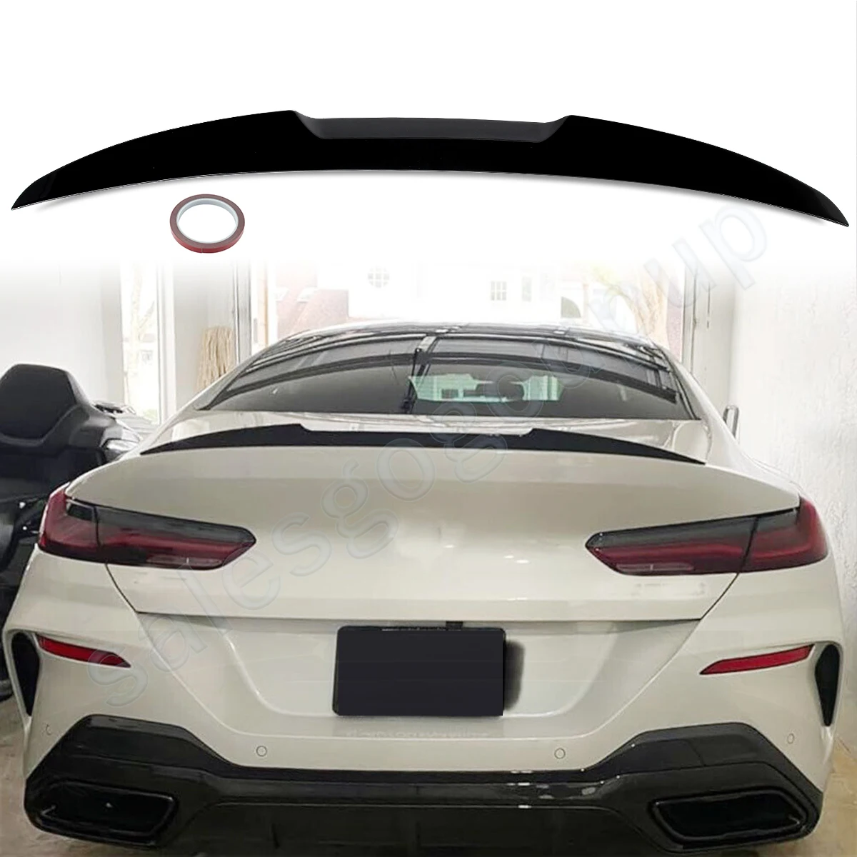 

For BMW 8 Series G16 F93 M8 840i M850i Gloss Blk Rear Trunk Spoiler Tai Wing Lip