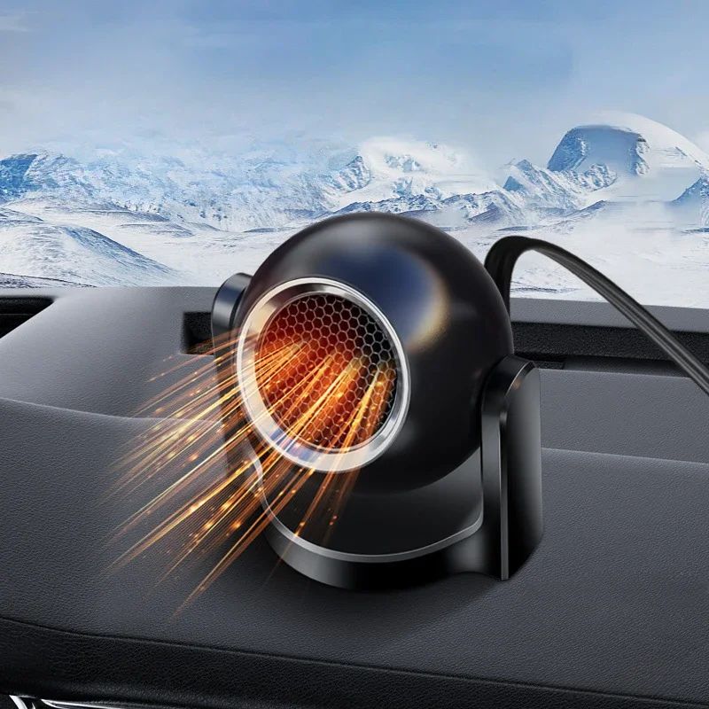 

Car Air Heater 12V Portable Car Heater 360 Degree Rotary Auto Windshield Heater Defogger Heating Defrost Interior Car