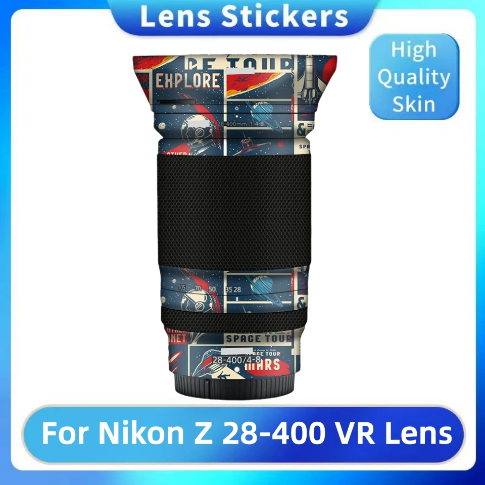 Customized Sticker For Nikon Z 28-400 Decal Skin Camera Lens Vinyl Wrap Film Protective Coat For NIKKOR Z 28-400 F4-8 F/4-8 VR