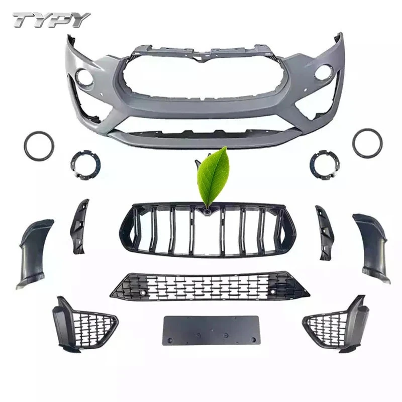 

New Front Bumper Bodykit for Maserati Levante 2017 2018 2019 2020 2021 Front Bumper Upgrade GTS Front Bumper Bodykit