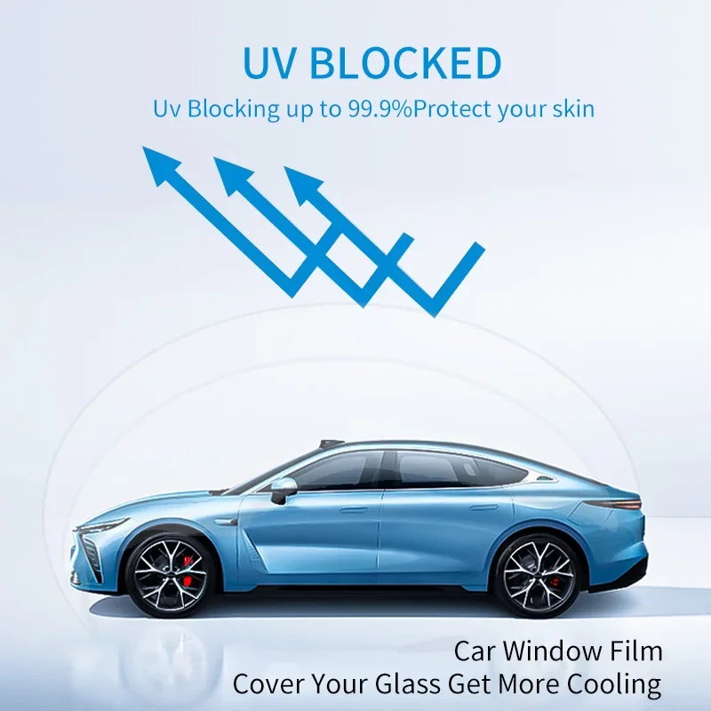 2025 Ir 99 Vlt 75 زجاج نافذة السيارة نانو السيراميك فيلم الشمسية الخصوصية فيلم عزل سوبر واضح عزل شباك الفيلم