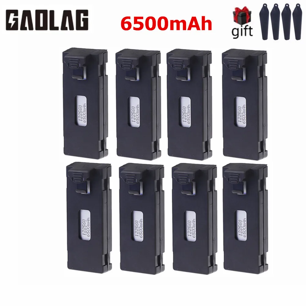 

3.7V 6500Mah RC Drone Battery Accessory For E88 E88PRO Ls-E525 E525 PRO Mini Uav Drone Battery Special Rc Part 1/2/3/5/10Pcs