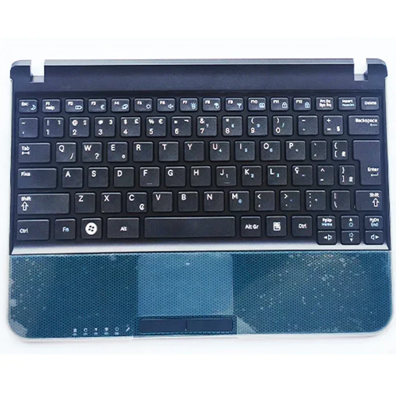 EU/BL Laptop Keyboard for N210 N220 N220P N315 N260 N230 Black RED Upper Case Palmrest Cover Keyboard Bezel Touchpad