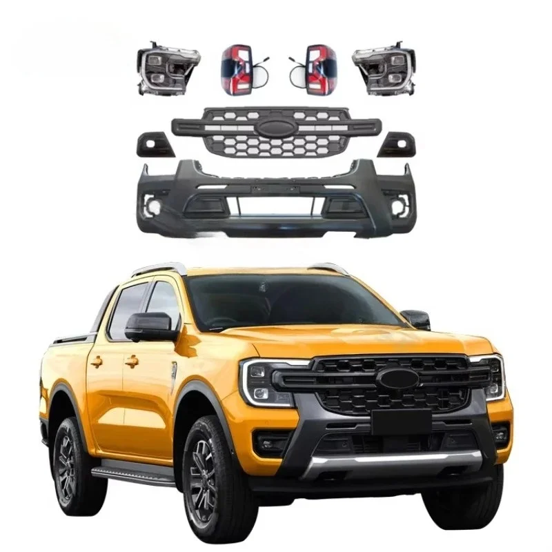 Upgraded Truck Body Parts Pickup Black Car Bumper Accessory Body Kit To 2023
