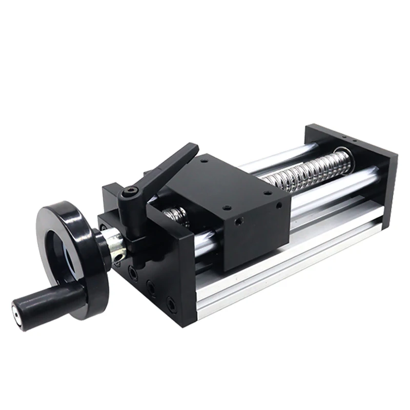 Manual rocker ball screw module GX80-50/100/linear guide lift heavy load displacement slide