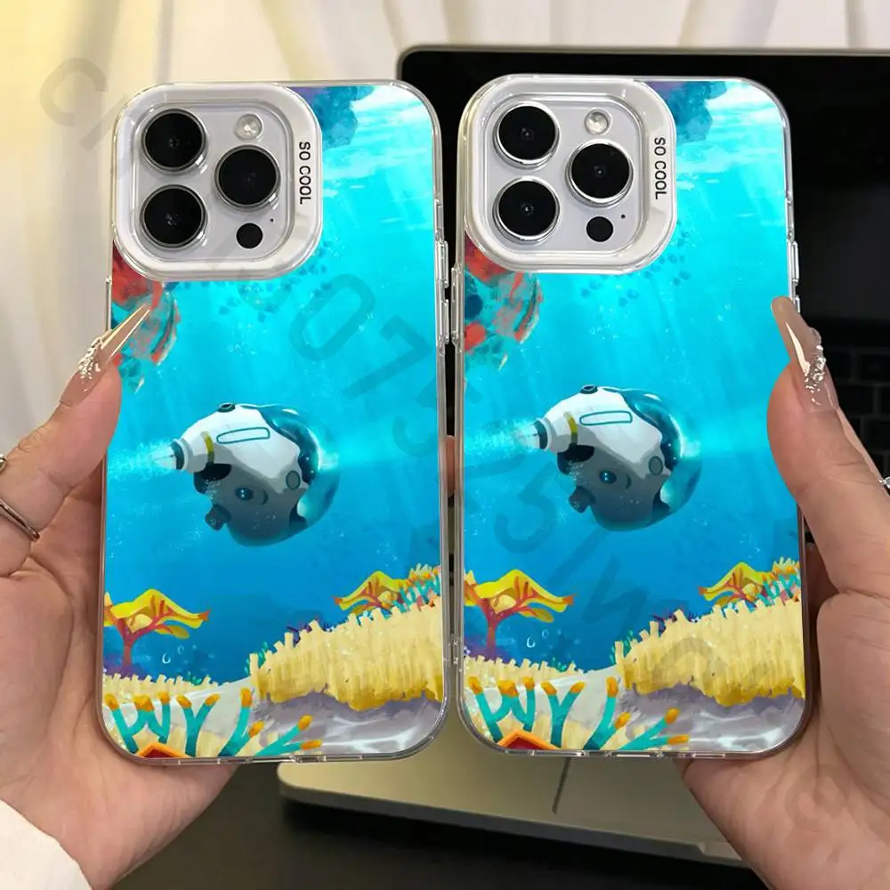 

S-subnautica 2 Phone Case For iPhone Air 16 15 14 Pro Max Plus 13 12 11 17 Pro Max Mini Hard Cover