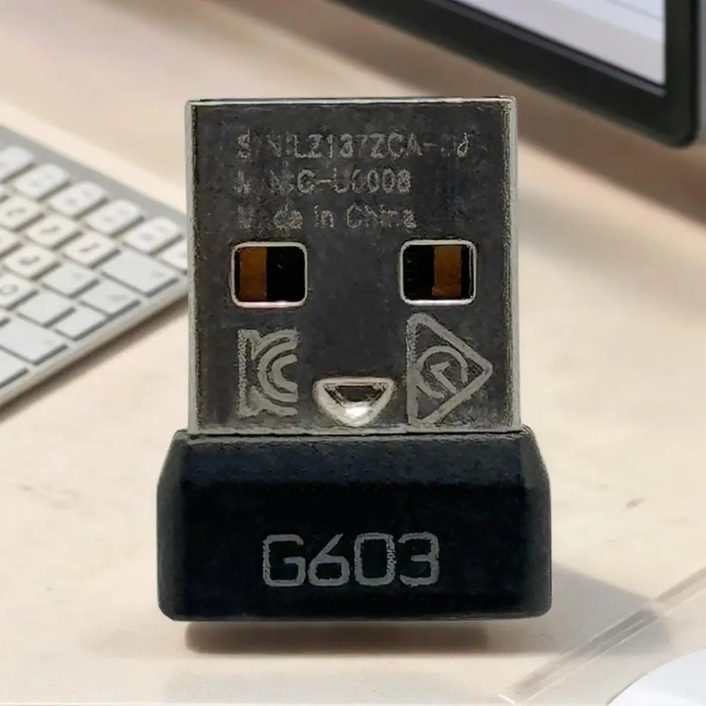 Smooth Operation Wireless Dongle Wireless Adapter Dongle Stable Connection Receiver Easy Plug-and-play for Logitech G603 Gaming