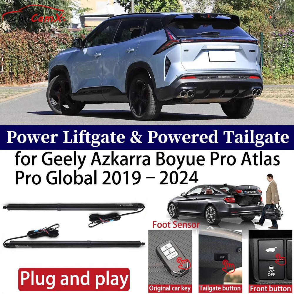 

for Geely Azkarra Boyue Pro Atlas Pro Global 2019–2024 Car Power Liftgate Automatic One-Click Vehicle Powered Tailgate Strut