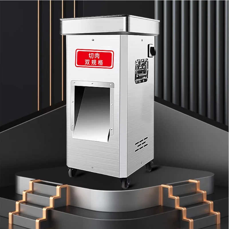 Edelstahl geschnittene Lammbrötchen, Hammelfleisch, Rindfleisch, Wurst, Speck, Flaker, der Maschine bildet, automatischer Einfrierschneider für Fleisch