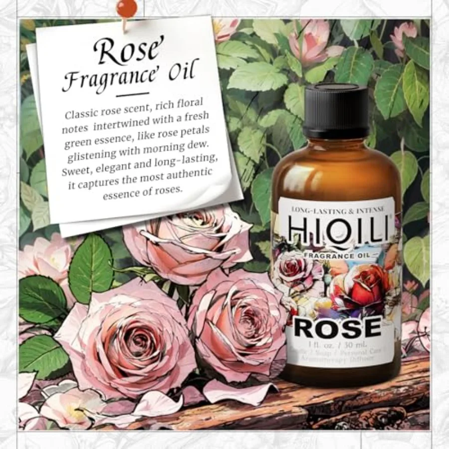 HIQILI Rose Fragrance Oil for - Perfume Fragrance Soap recensione e prezzo