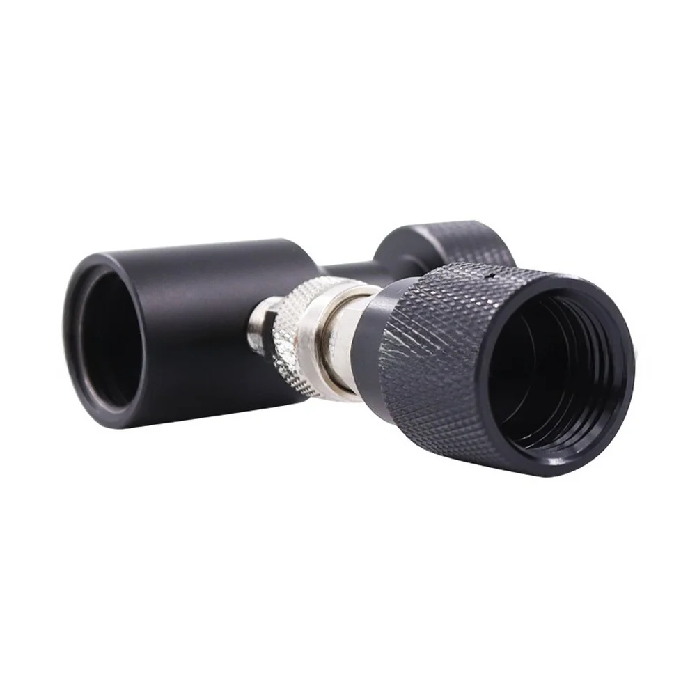 Black CGA320 W21.8 Quick Connect Gas Cylinder Adapter For Sodastream TR21-4 To Tank Regulator Connector Outdoor Cooking Tool