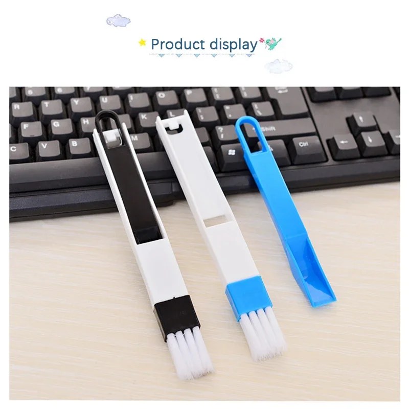 1/2 Pack Window Slot Cleaning Brush Household Cleaning Tools Window Slot Cleaning Brush Keyboard Corner Gap Dust Shovel Track Cl