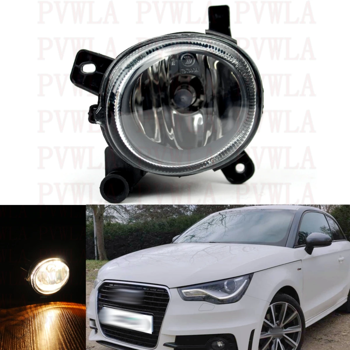 

Left Side Front Bumper Fog Lights Lamp With Halogen Bulbs 8T0941699A For Audi A1 Avant 2011 2012 2013 2014