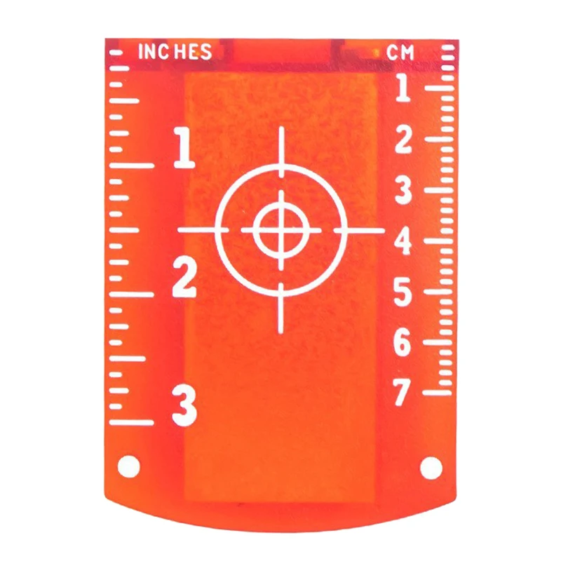 Lase Target Card Plate 10x7cm For Green Red Lase Level For Line Lasers Reflective Magnetic Plate Laser Target Measurement Tool