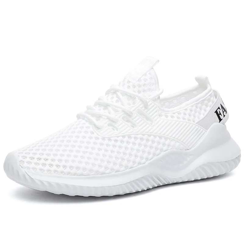 

hollow out White Sneakers Male Plus Size 37-46 Lightweight Casual Sneakers Men Summer Comfort Platform Sneakers Man Sports Shoes