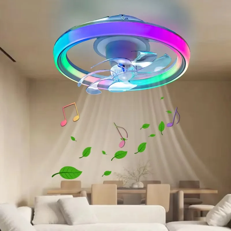 

Modern High Quality Light Emitting Diode Ceiling Fan Light 360 Rotatable Dimmable Indoor Bedroom Remote