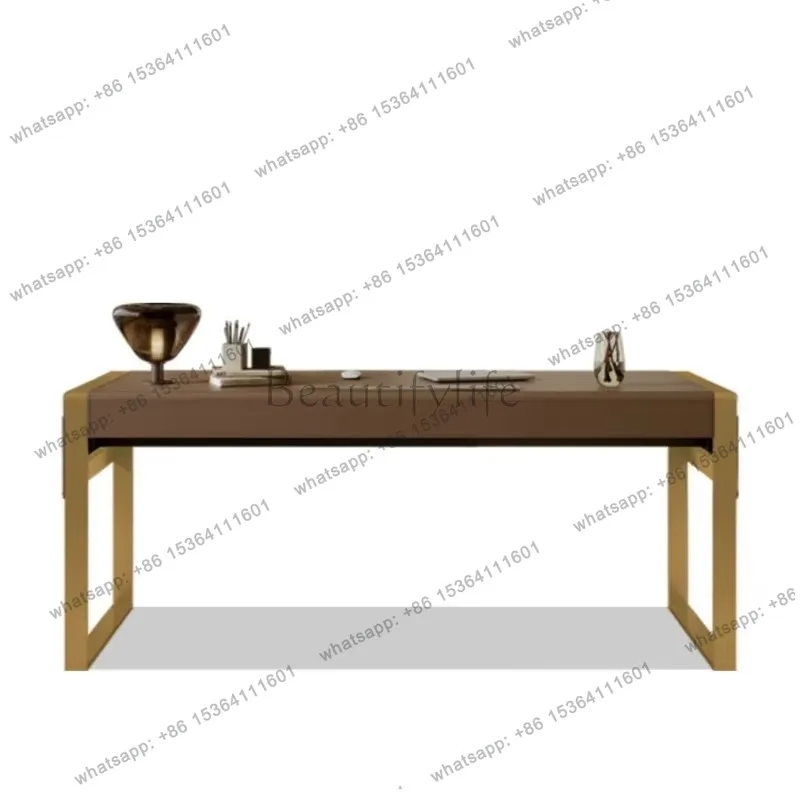 Modern Designer Office Desk Aesthetic Reception Study Standing Computer Desk Executive Reception Mesa Escritorio Furniture
