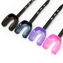 1pc Sports Football Mouth Guard Mouthpiece Football Mouth Guard with Strap Football Mouth Guards