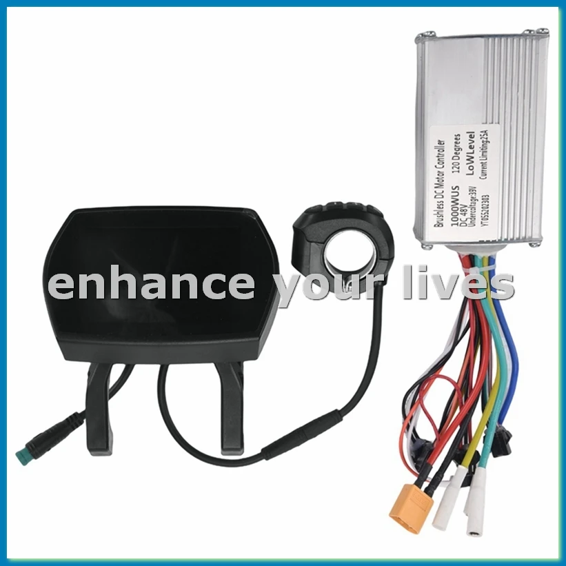 

Комплект контроллера электрического скутера 48 В, 25 А, 1000 Вт с дисплеем, приборная панель скутера для электрического скутера G2 Pro-A23U