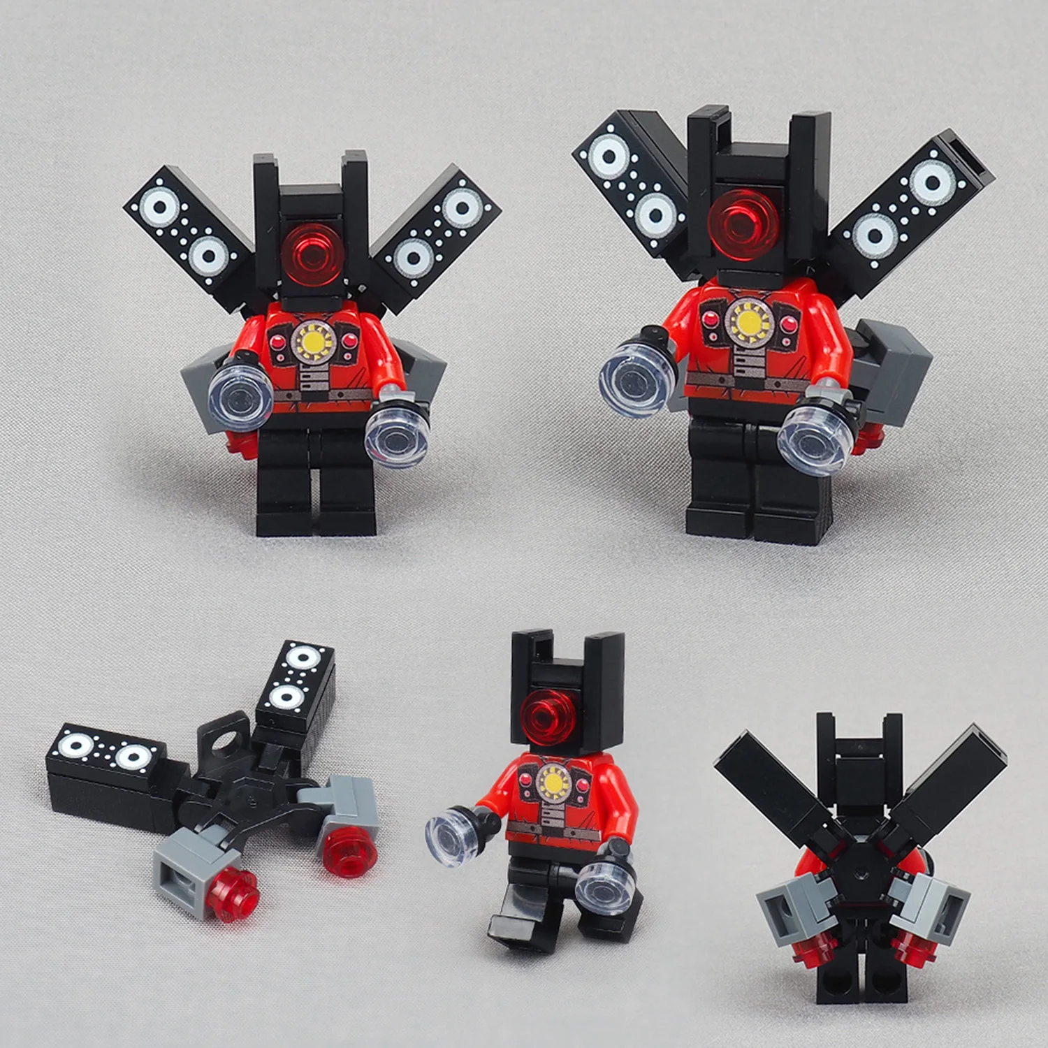 Souvenir Characters Building Blocks Terracotta War Universe Scene Model Equipment Accessories Small Particle Assembly Toys Gifts